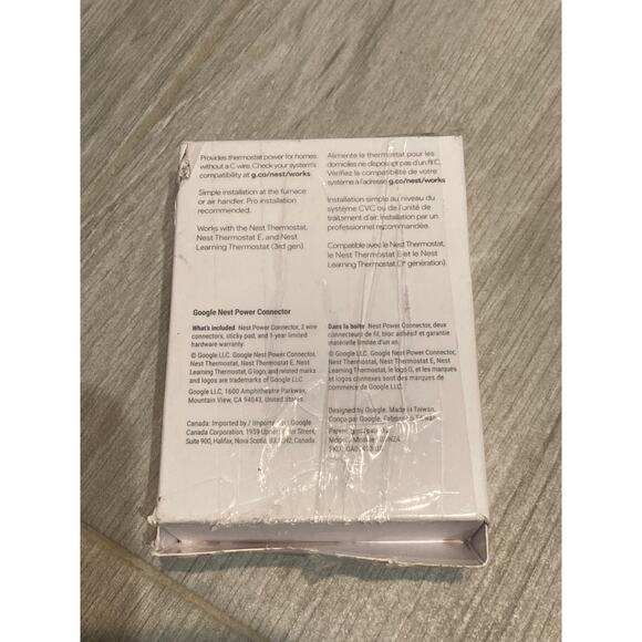 Google Nest Power Connector C Wire Substitute For Nest Home Thermostats 24 VAC - Picture 2 of 3